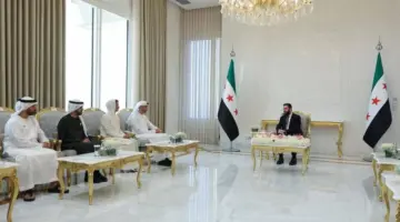 الرئيس السوري يستقبل ثاني الزيودي ويبحثان فرص الشراكة لدعم جهود التعافي الاقتصادي في سوريا